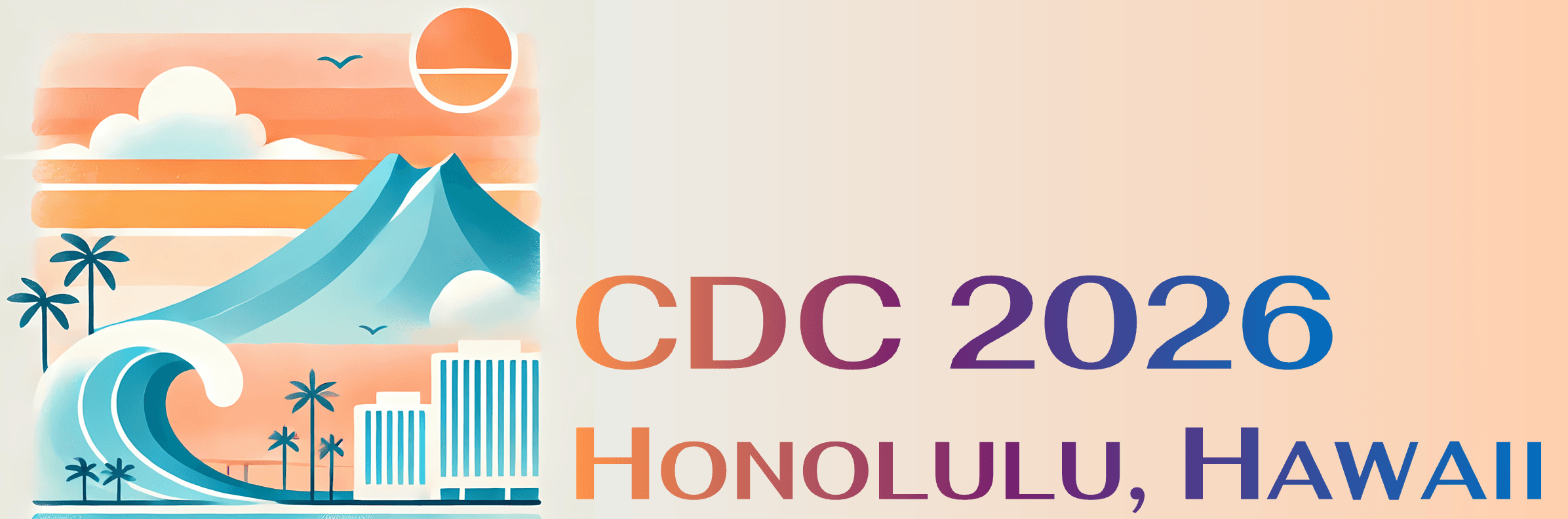 Call for Papers CDC 2026 Honolulu, Hawaii, USA