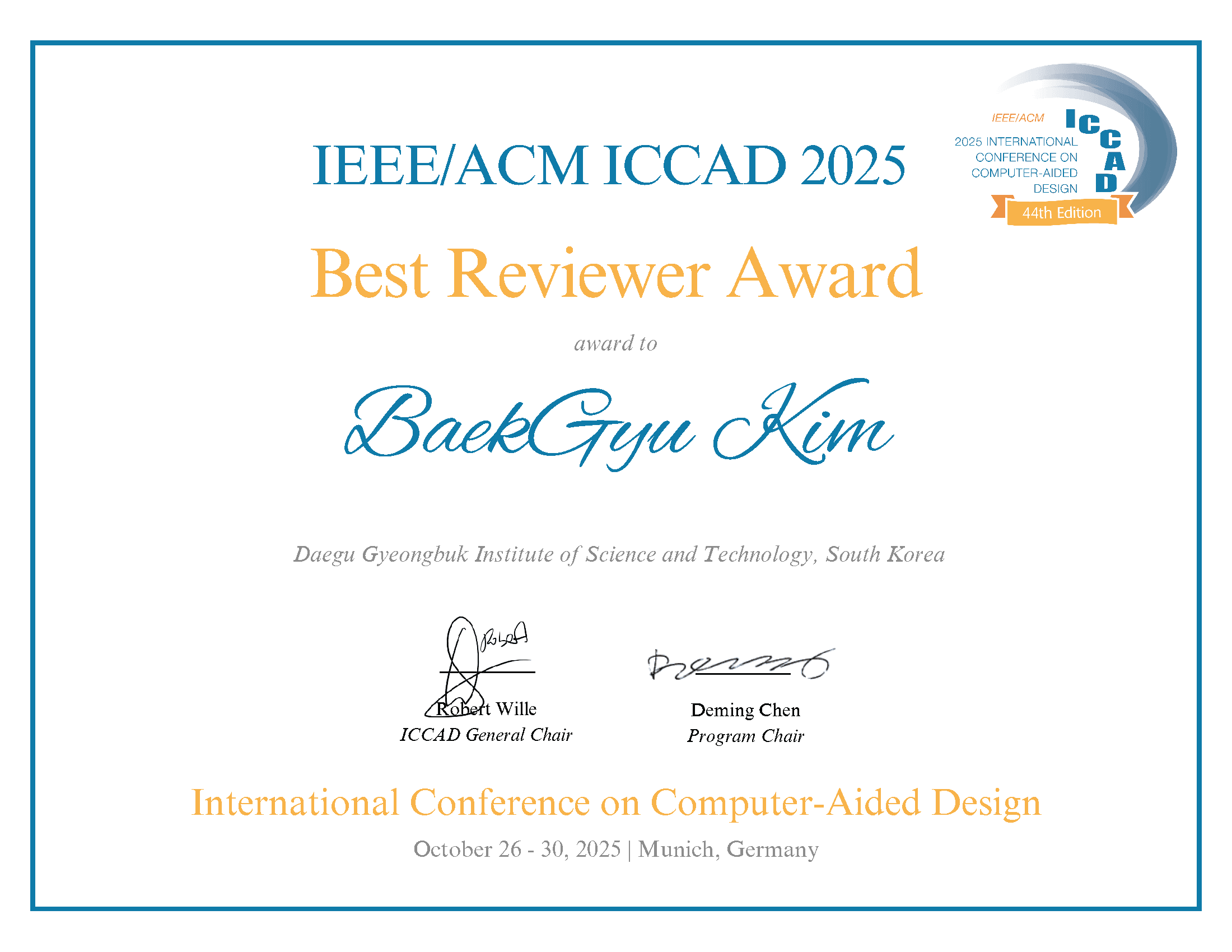 ICCAD 2025 Best Reviewer award_Page_1.png