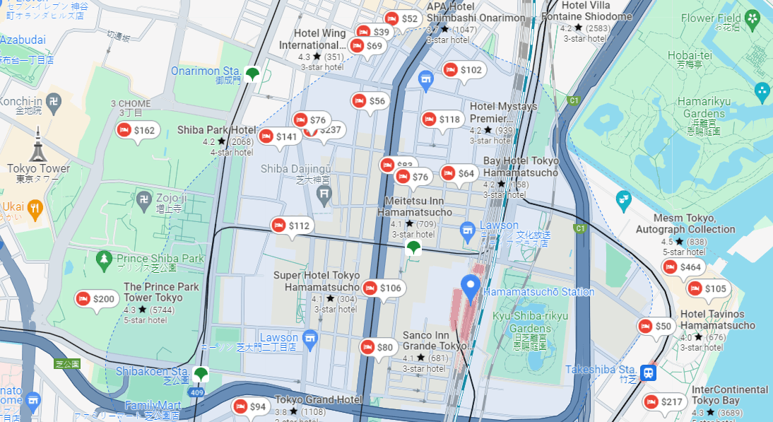 Hamamatsucho Area Hotels.PNG